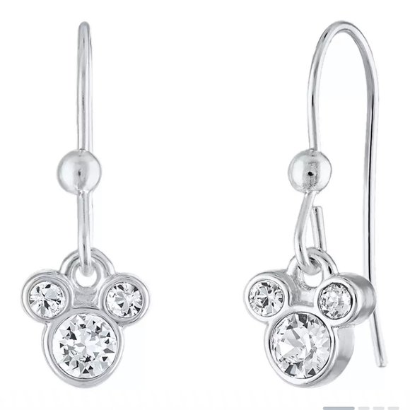Disney Jewelry - Mickey Mouse Disney rhinestone earrings bling rare